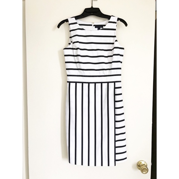 Tommy Hilfiger Dresses & Skirts - Black & white stripped Tommy Hilfiger dress